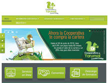 Tablet Screenshot of cooperativadeyarumal.com.co